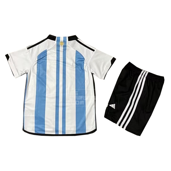 1a Equipacion Camiseta Argentina 3 Estrellas Nino 2022 - Haga un click en la imagen para cerrar
